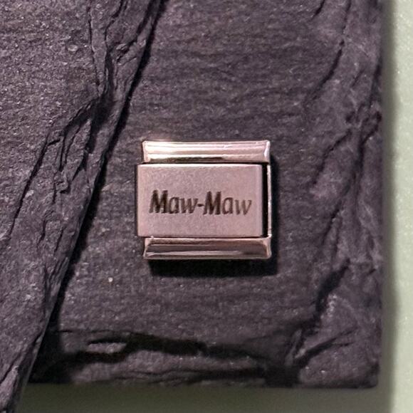 Maw-Maw Italian Charm Bracelet Link - Picture 1 of 1